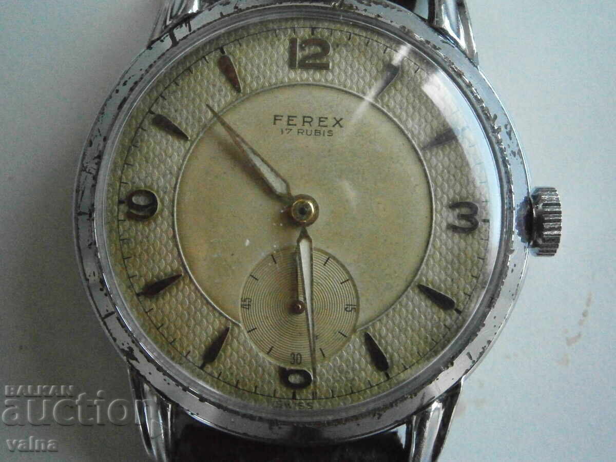 Δημοπρασία FEREX, διαμ. 1130 - wehrmachtswerk; 17 jewels, Swiss, VTG Δημοπρασία FEREX, διαμ. 1130 - wehrmachtswerk; 17 jewels, Swiss, VTG