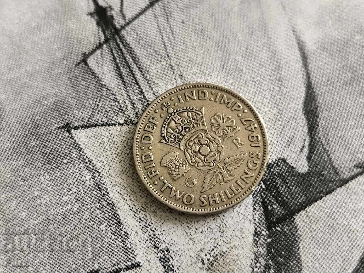 Νόμισμα - Ηνωμένο Βασίλειο - 2 σελίνια | 1947 Νόμισμα - Ηνωμένο Βασίλειο - 2 σελίνια | 1947