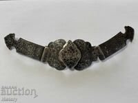 Caucasian pafti/pafta, silver with niello