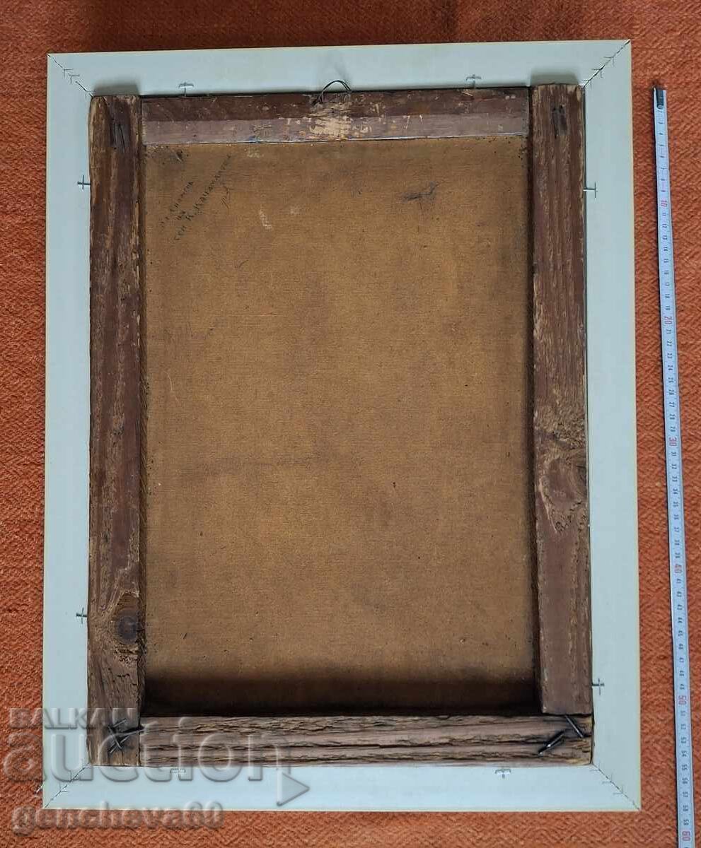 Η Κοκκινοσκουφίτσα, δεκαετία του '30, πίνακας ζωγραφικής του καλλιτέχνη Ν. Ιλιεφ - 5