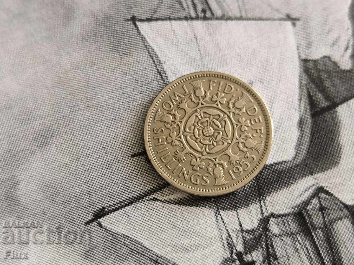 Coin - United Kingdom - 2 Shillings | 1953