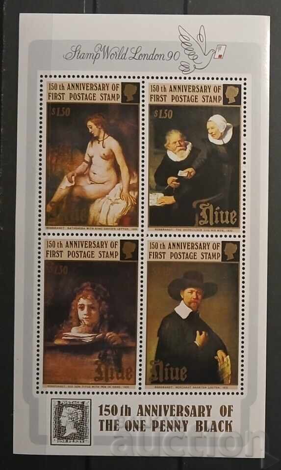 Ниуе 1990 Изкуство/Картини/Личности 12 € MNH