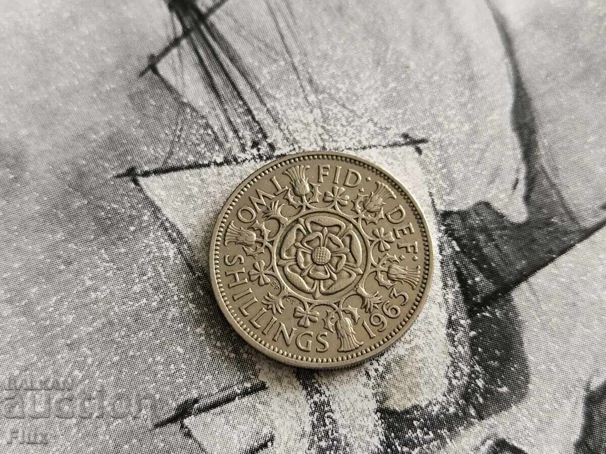 Moneda - Marea Britanie - 2 Shillings | 1963