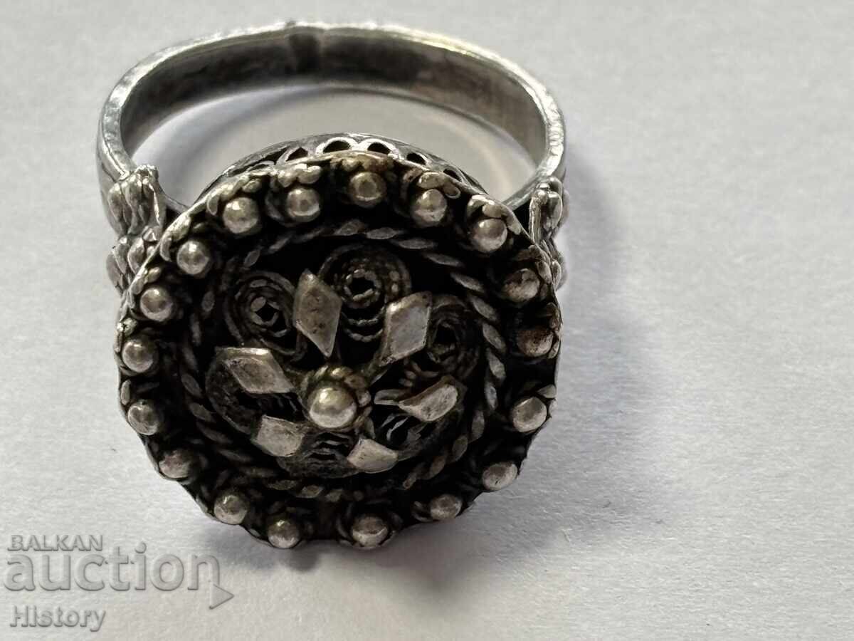 Inel argint, renaștere bulgară