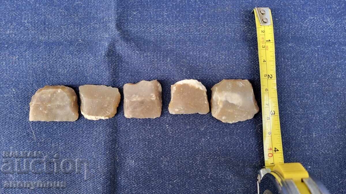 5 Pieces of Flint for Rifles or Pistols, Old Originals with price 25.00 BGN | € 12.78 5 Pieces of Flint for Rifles or Pistols, Old Originals with price 25.00 BGN | € 12.78