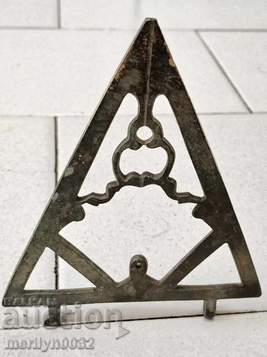 Instrument otoman cu plumb nivel din bronz REDKAZ - 5