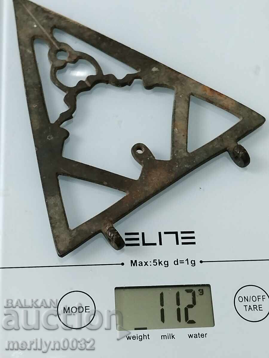 Instrument otoman cu plumb nivel din bronz REDKAZ - 6