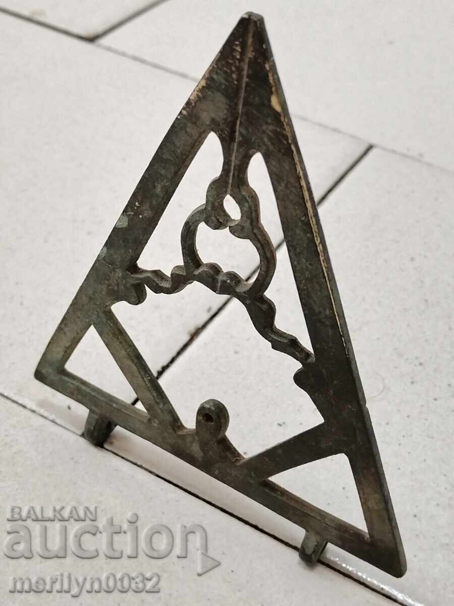 Instrument otoman cu plumb nivel din bronz REDKAZ - 7