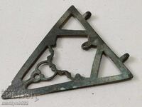 Instrument otoman cu plumb nivel din bronz REDKAZ