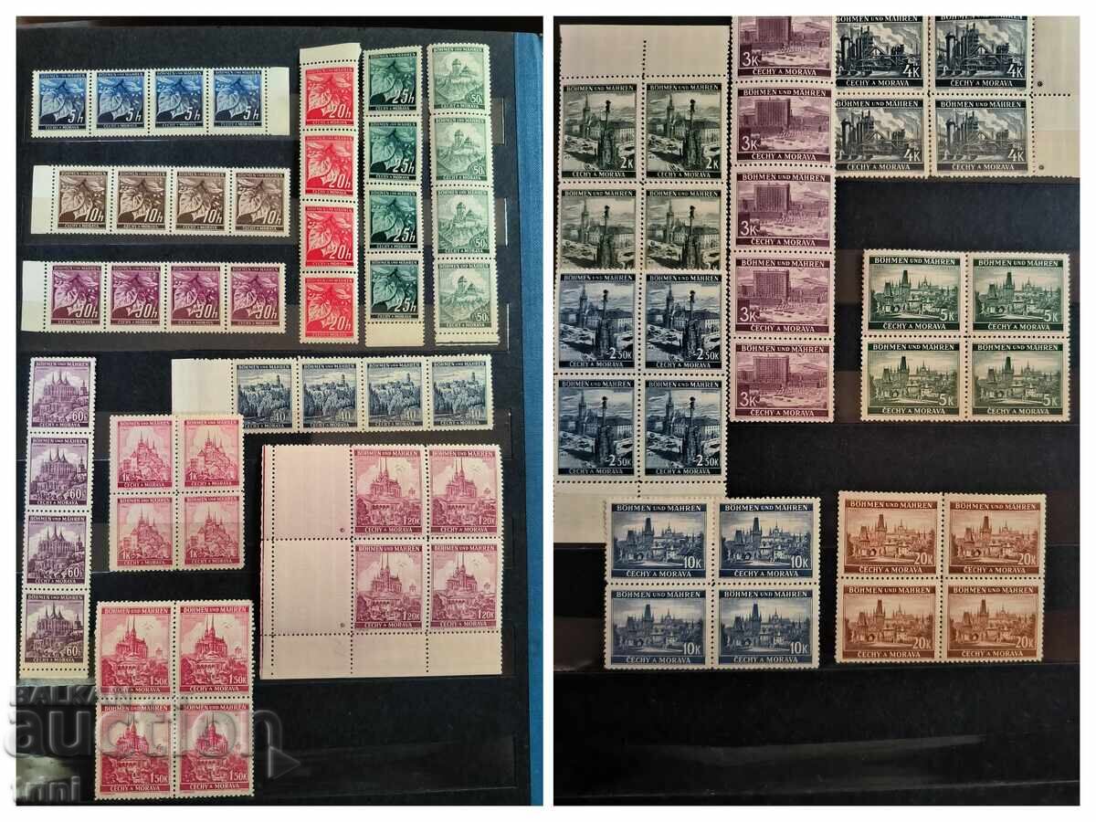 Boemia și Moravia 1939 Motive locale serie completă MNH Boemia și Moravia 1939 Motive locale serie completă MNH