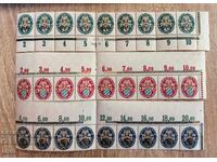 Γερμανική Αυτοκρατορία 1925 Φιλανθρωπικές πλήρεις σειρές MNH