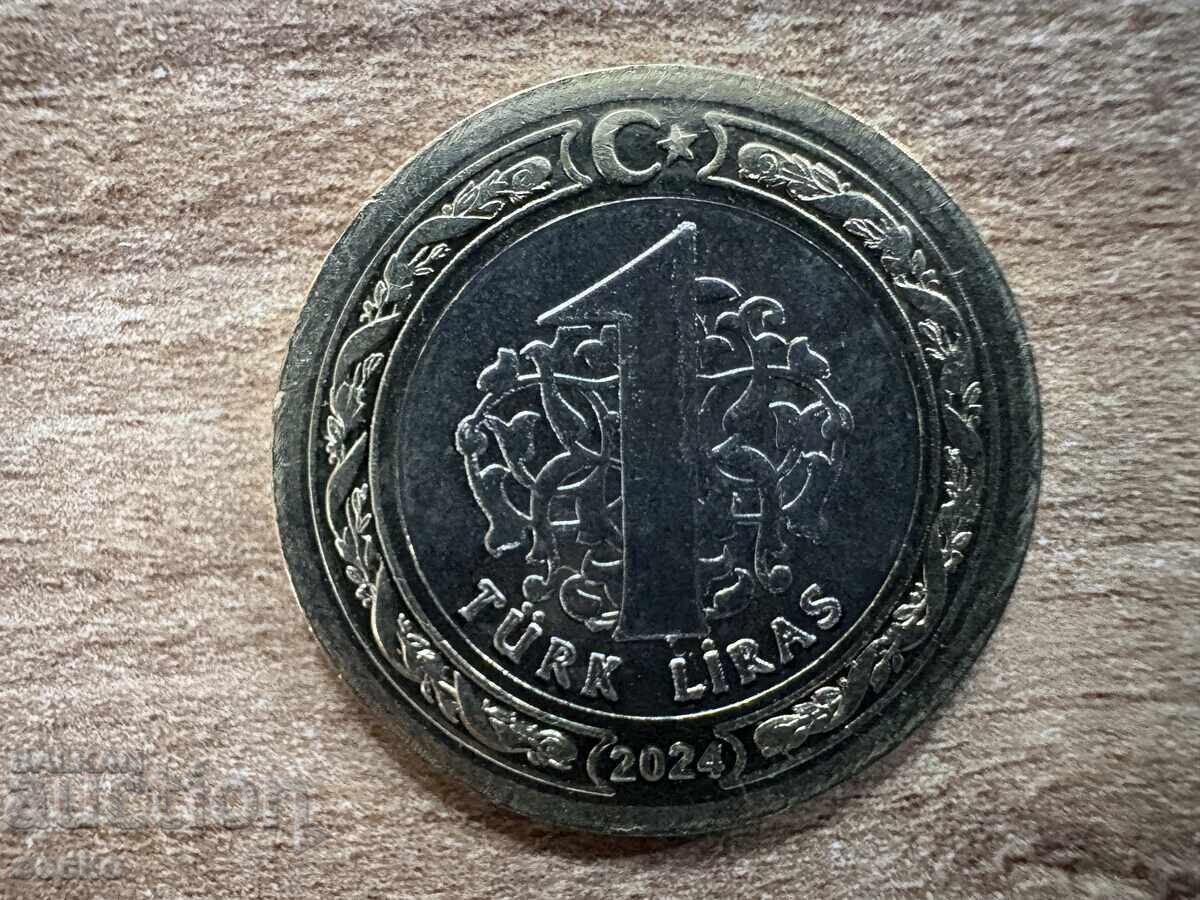 Turkey - 1 Lira (2024)