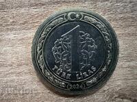 Turcia - 1 liră (2024)