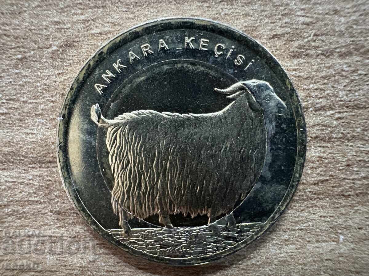 Τουρκία - 1 λίρα (2015) - Κατσίκα Αγκύρας με τιμή 8.00 BGN | € 4.09 Τουρκία - 1 λίρα (2015) - Κατσίκα Αγκύρας με τιμή 8.00 BGN | € 4.09