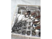 Σετ επιχρυσωμένων ασημένιων επιδορπίων