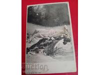 Старинна пощенска картичка 1902г
