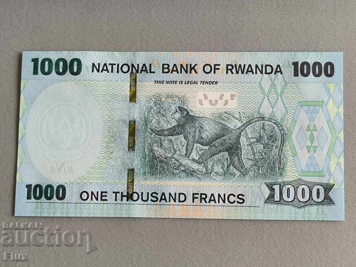 Banknote - Rwanda - 1000 francs UNC | 2019 with price 16.00 BGN | € 8.18