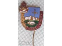 19119 Insignă - Tânăr turist - bronz emailat