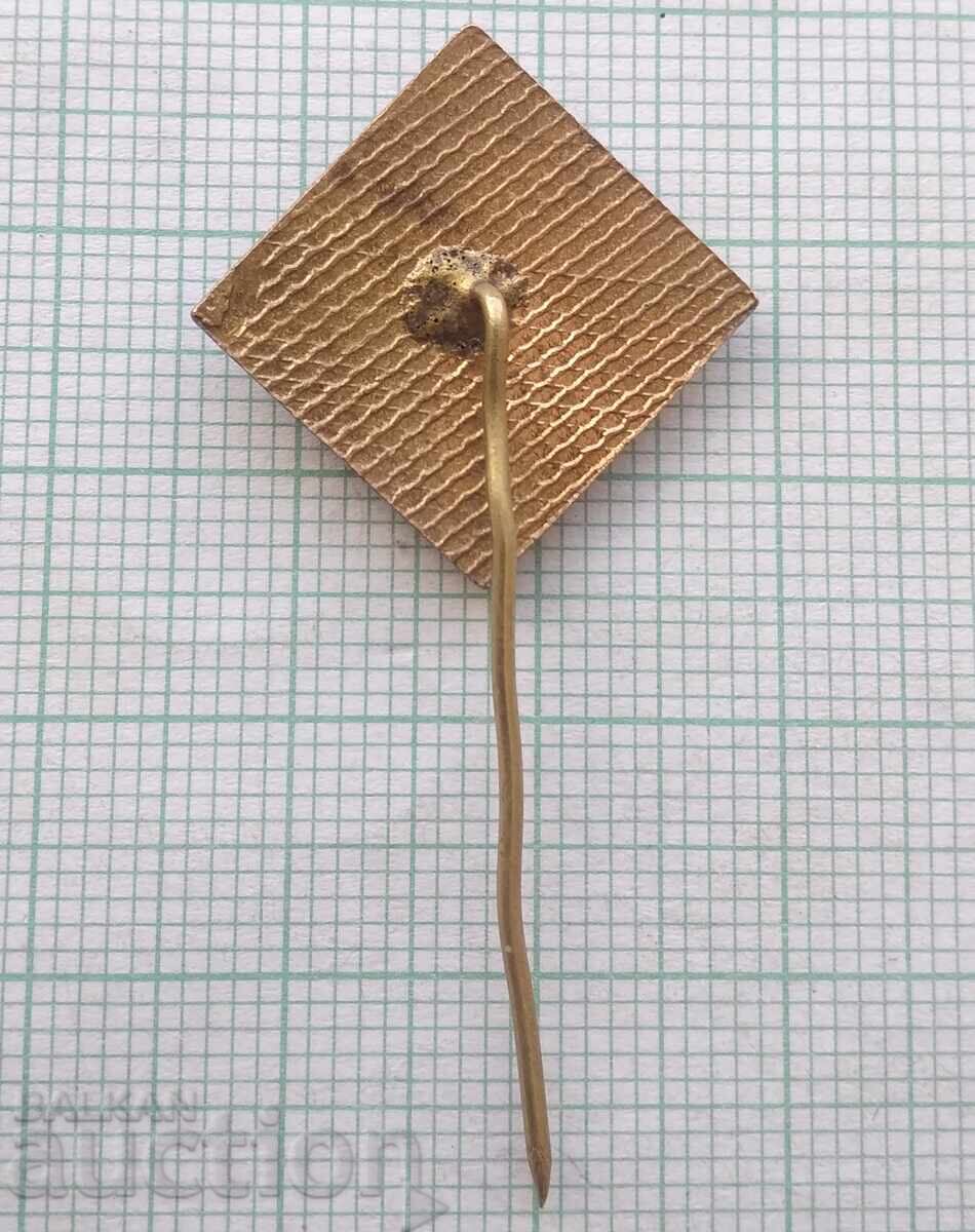 Аукцион 19123 Значка - 90 г. от раждането на Георги Димитров - емайл