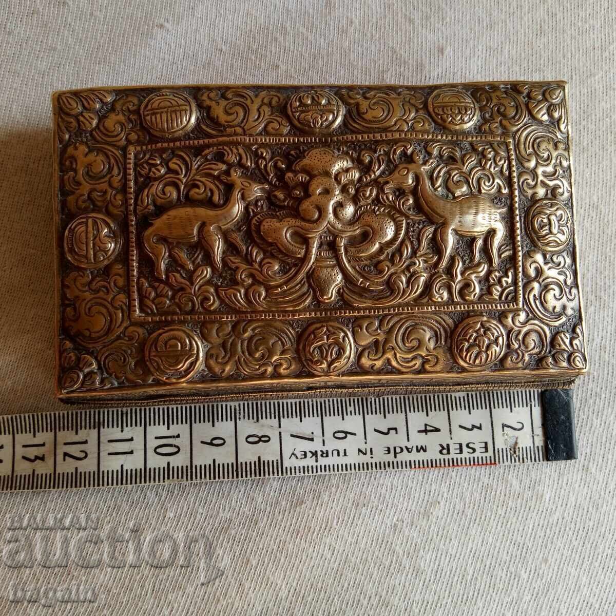 Cutie tibetană veche. Svastică - 5 Cutie tibetană veche. Svastică - 5