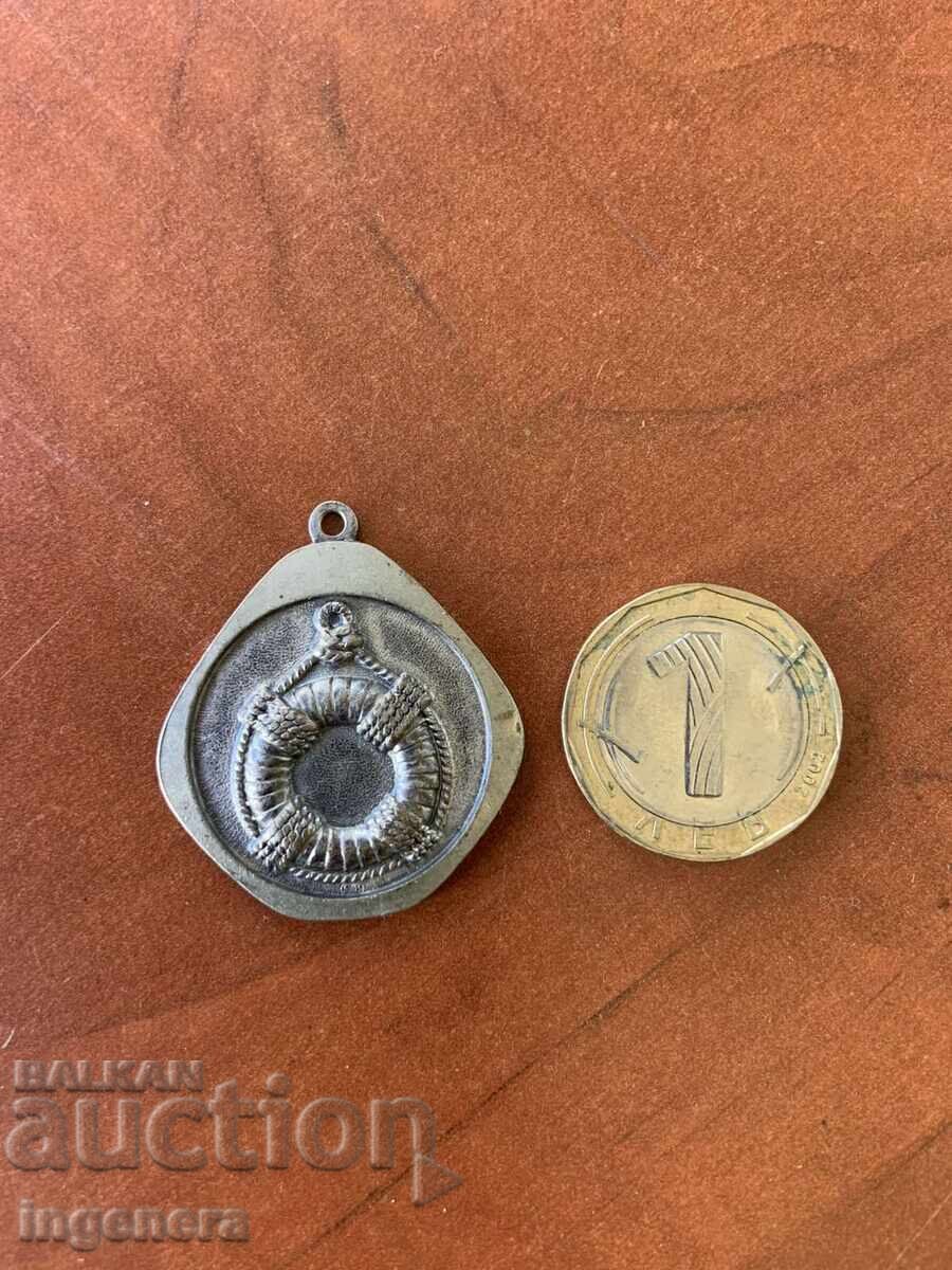 PENDANT MEDAL STERLING SILVER - 12 GR