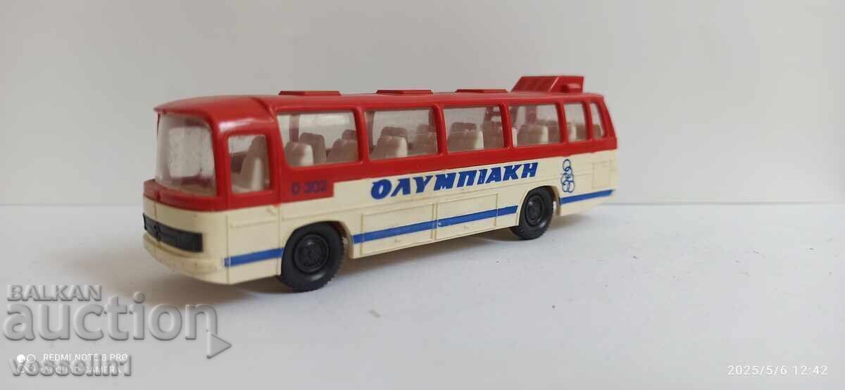 Old toy bus Mercedes 1/87 Greece HO scale with price € 18.41 | 36.01 BGN Old toy bus Mercedes 1/87 Greece HO scale with price € 18.41 | 36.01 BGN