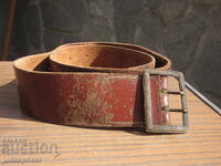 ΒΣΒ Βασίλειο Βουλγαρίας στρατιωτικός αξιωματικός δερμάτινη πολεμική ζώνη