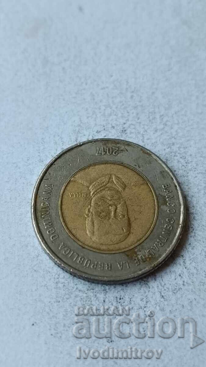 Dominican Republic 10 Pesos 2017 with price 2.45 BGN | € 1.25