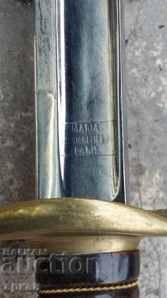 Παράδοση Γαλλικό ξίφος μάχης 1877 Παράδοση Γαλλικό ξίφος μάχης 1877