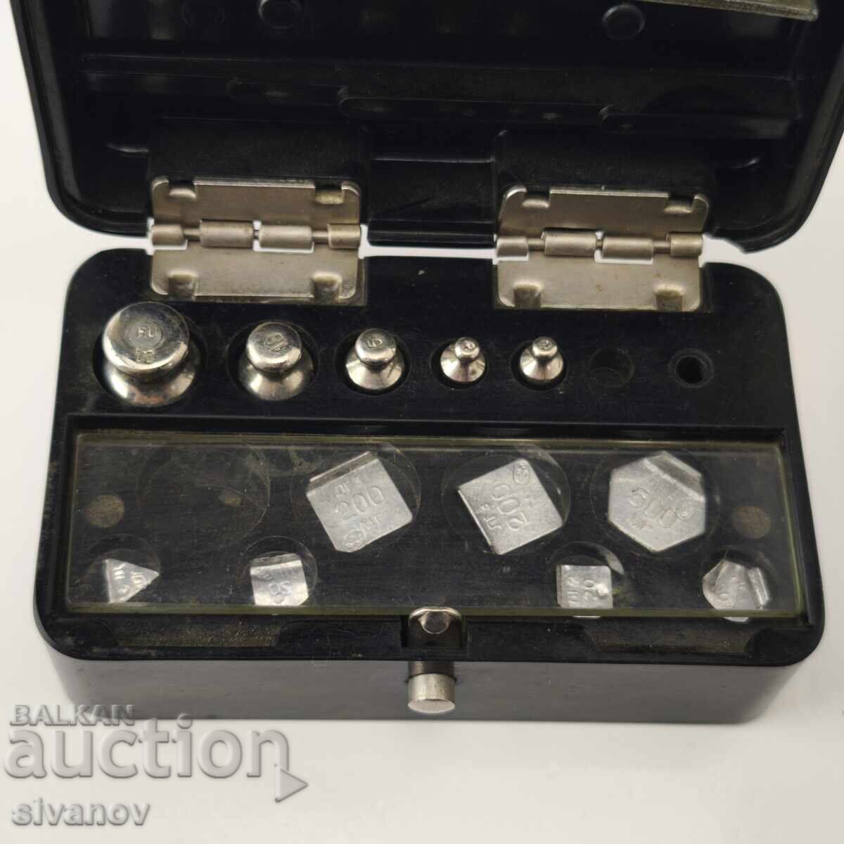 Set of gram weights for apothecary balance 10mg-20g #5878 with price 24.99 BGN | € 12.78