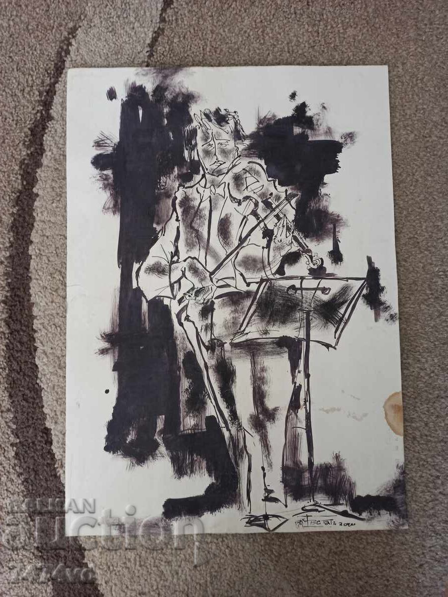 EVSTATI MARINOV FROM PERSONAL COLLECTION - VIOLINIST