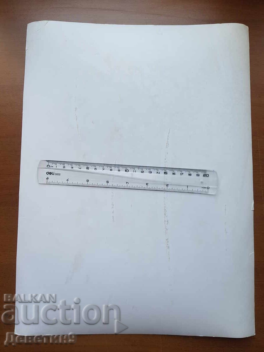 Social propaganda board, poster (calendar portrait) 40/30 cm with price 12.00 BGN | € 6.14