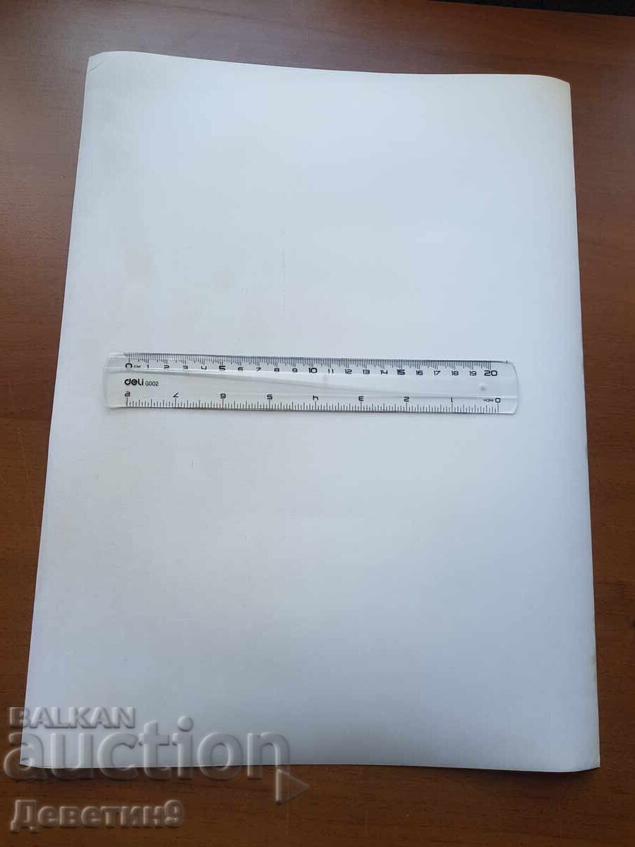 Social propaganda board, poster (calendar portrait) 40/30 cm with price 12.00 BGN | € 6.14