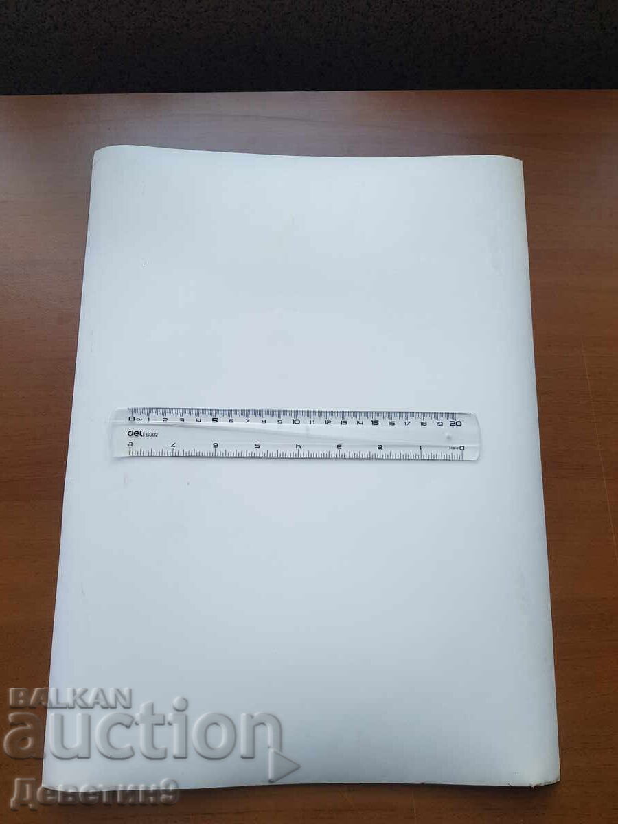 Social propaganda board, poster (calendar portrait) 40/30 cm with price 12.00 BGN | € 6.14