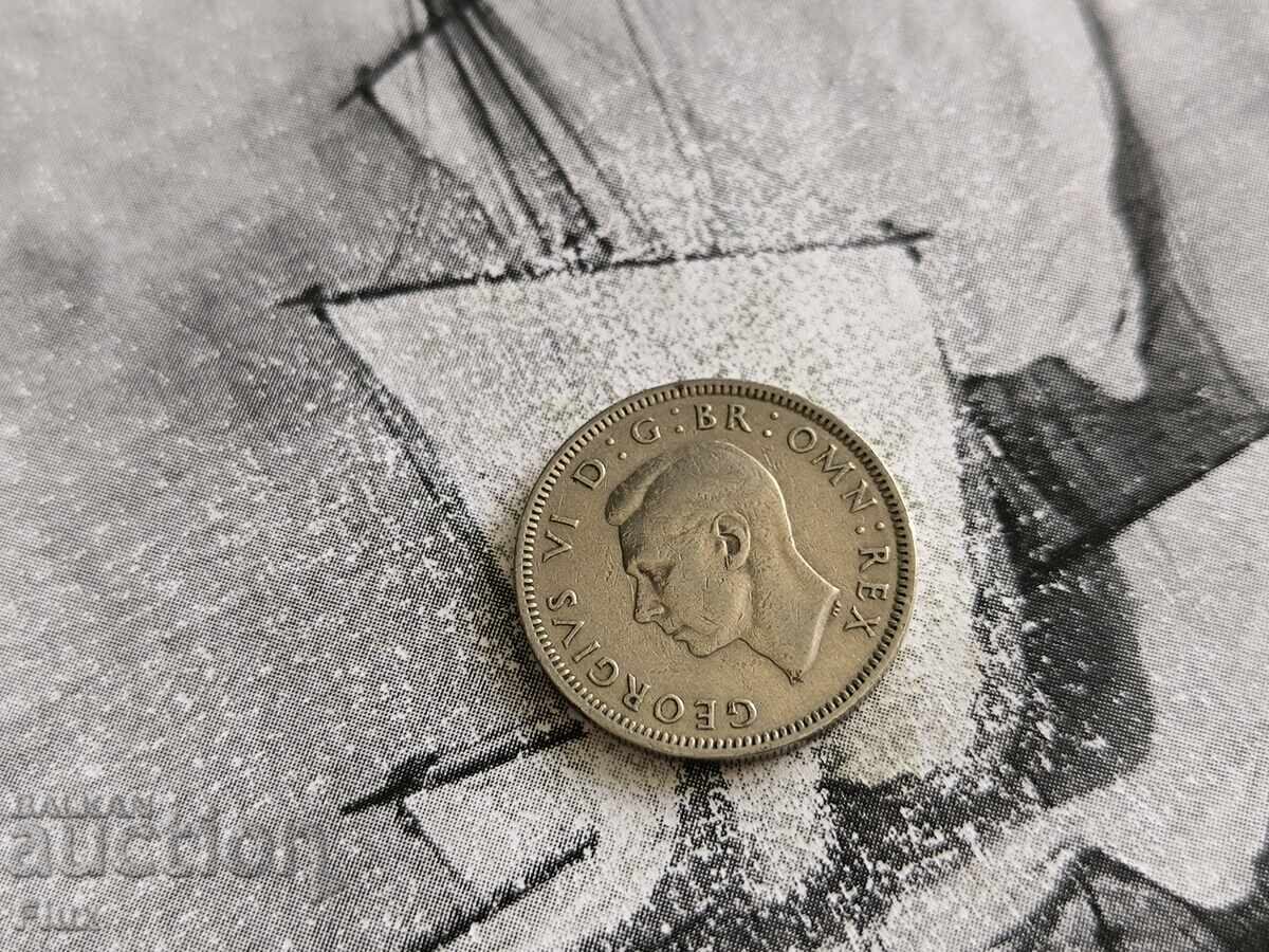 Монета - Великобритания - 1 шилинг | 1949г. с цена 2.90 лв. | € 1.48 Монета - Великобритания - 1 шилинг | 1949г. с цена 2.90 лв. | € 1.48