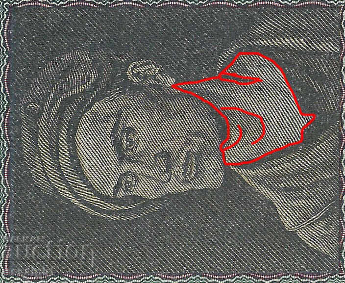 ΓΕΡΜΑΝΙΑ 10 000 ΜΑΡΚΑ 1922, “ΤΟ ΠΡΟΣΩΠΟ ΤΟΥ ΔΙΑΒΟΛΟΥ”, ΚΥΚΛΟΦΟΡΗΜΕΝΟ