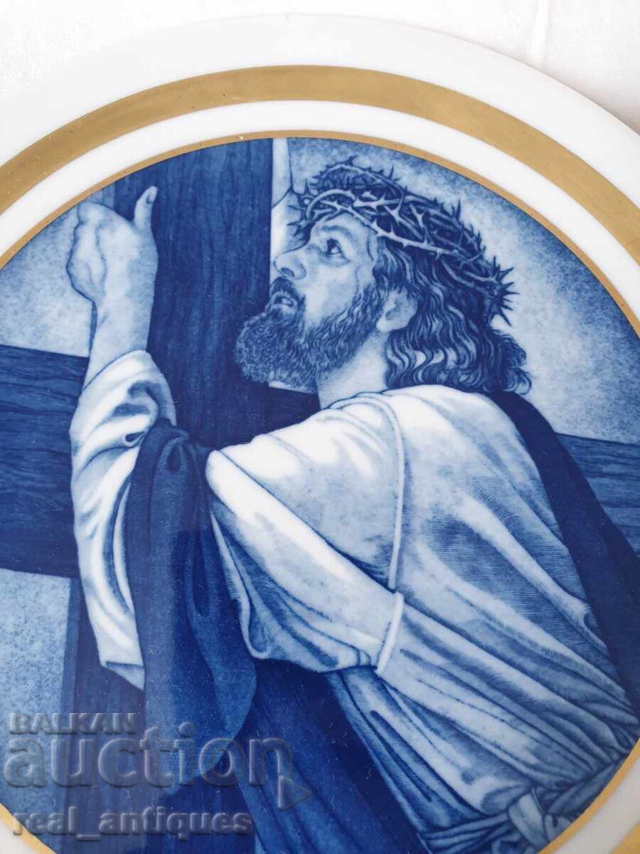 Πορσελάνινη πιατέλα - Ιησούς με τιμή 35.00 BGN | € 17.90 Πορσελάνινη πιατέλα - Ιησούς με τιμή 35.00 BGN | € 17.90