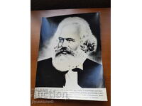 Panou de propagandă socială, afiș (portret calendar) 40/30 cm