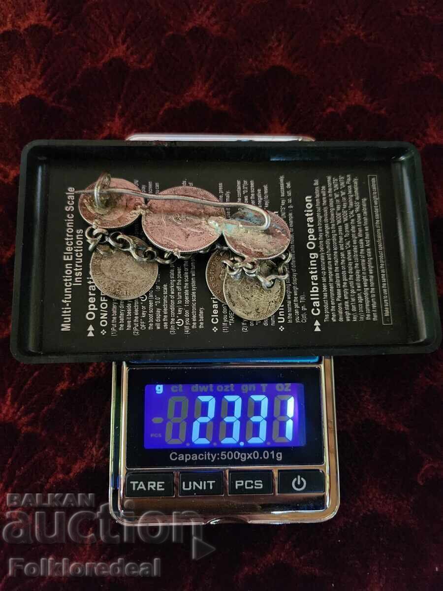 Delivery of Brooch with coins, jewelry for costumes from Bitola and Prilep region Delivery of Brooch with coins, jewelry for costumes from Bitola and Prilep region