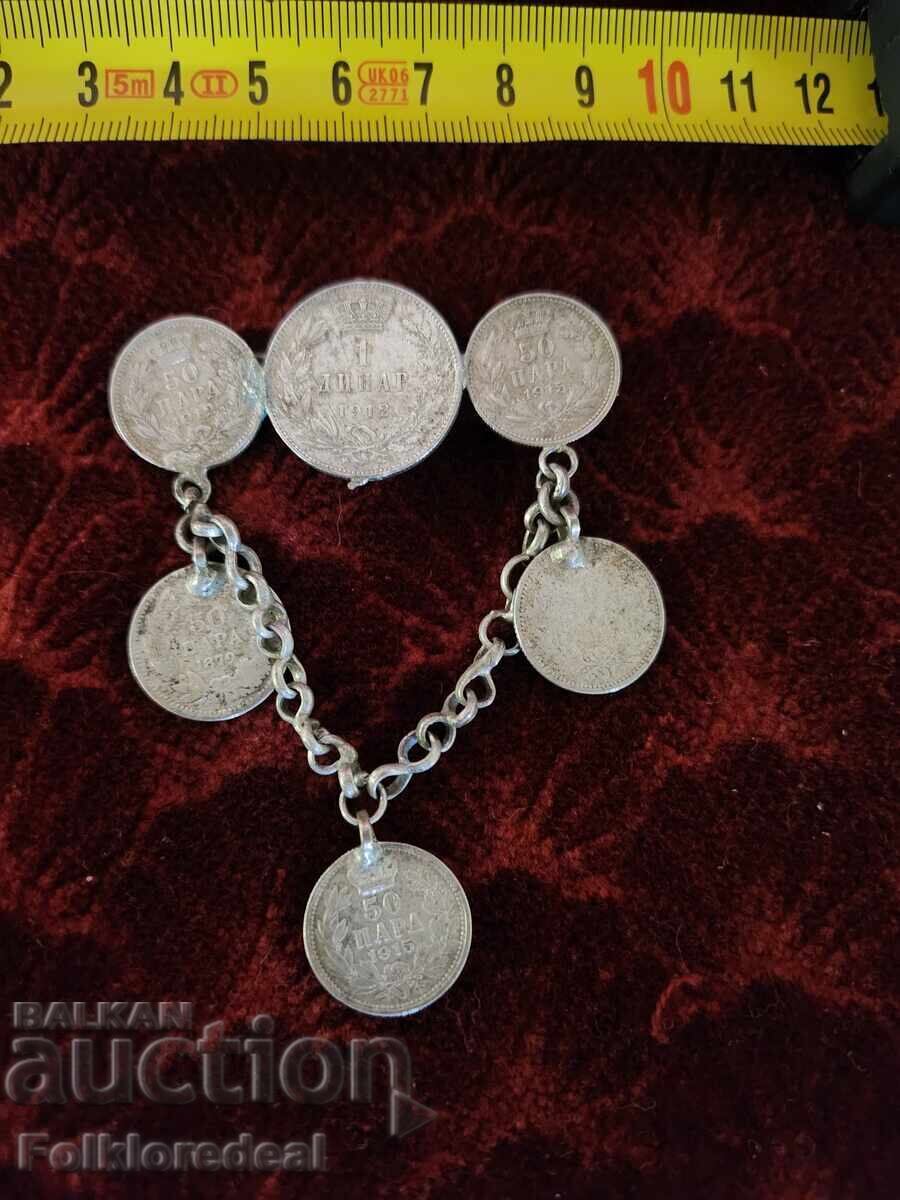 Brooch with coins, jewelry for costumes from Bitola and Prilep region - 5 Brooch with coins, jewelry for costumes from Bitola and Prilep region - 5