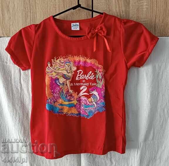 Haine pentru fetițe - Tricou Barbie