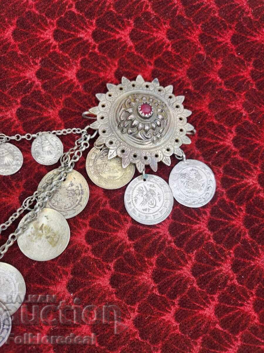 Auction  Large silver scorpion for Macedonian women's costumes