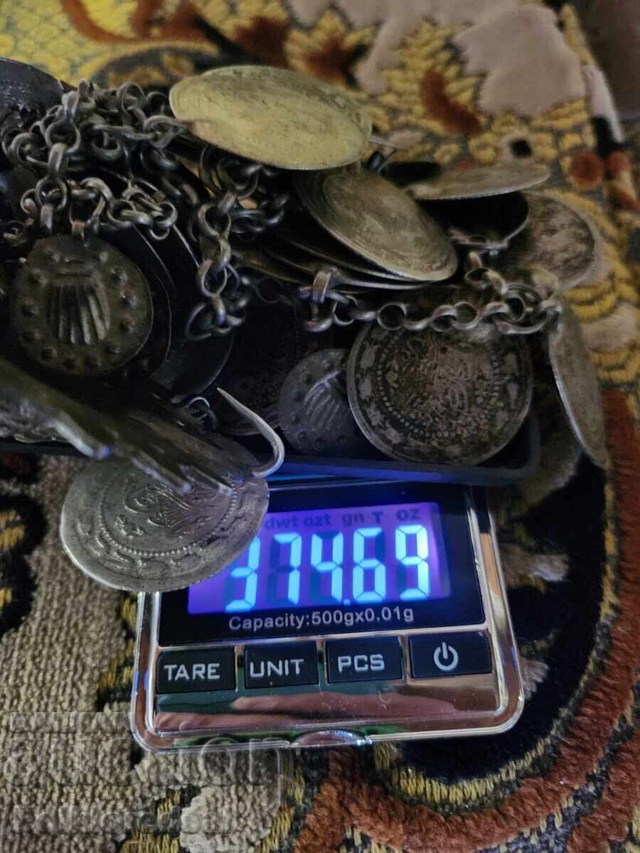 Mare broșă de argint pentru costume populare macedonene - 7