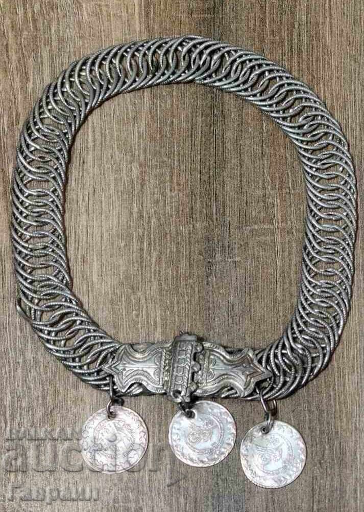 Revival jewelry, silver sachan