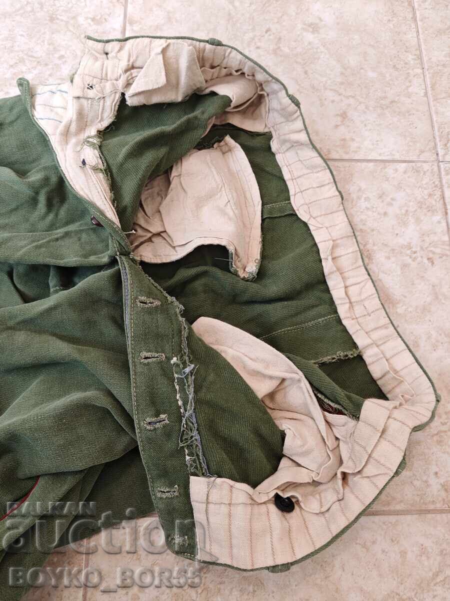 Livrarea Originali pantaloni de vară militari bulgărești de ofițer