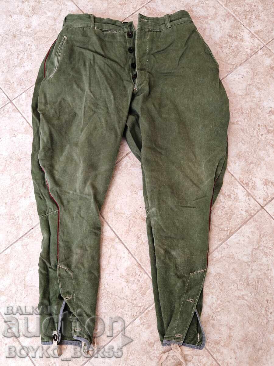 Originali pantaloni de vară militari bulgărești de ofițer