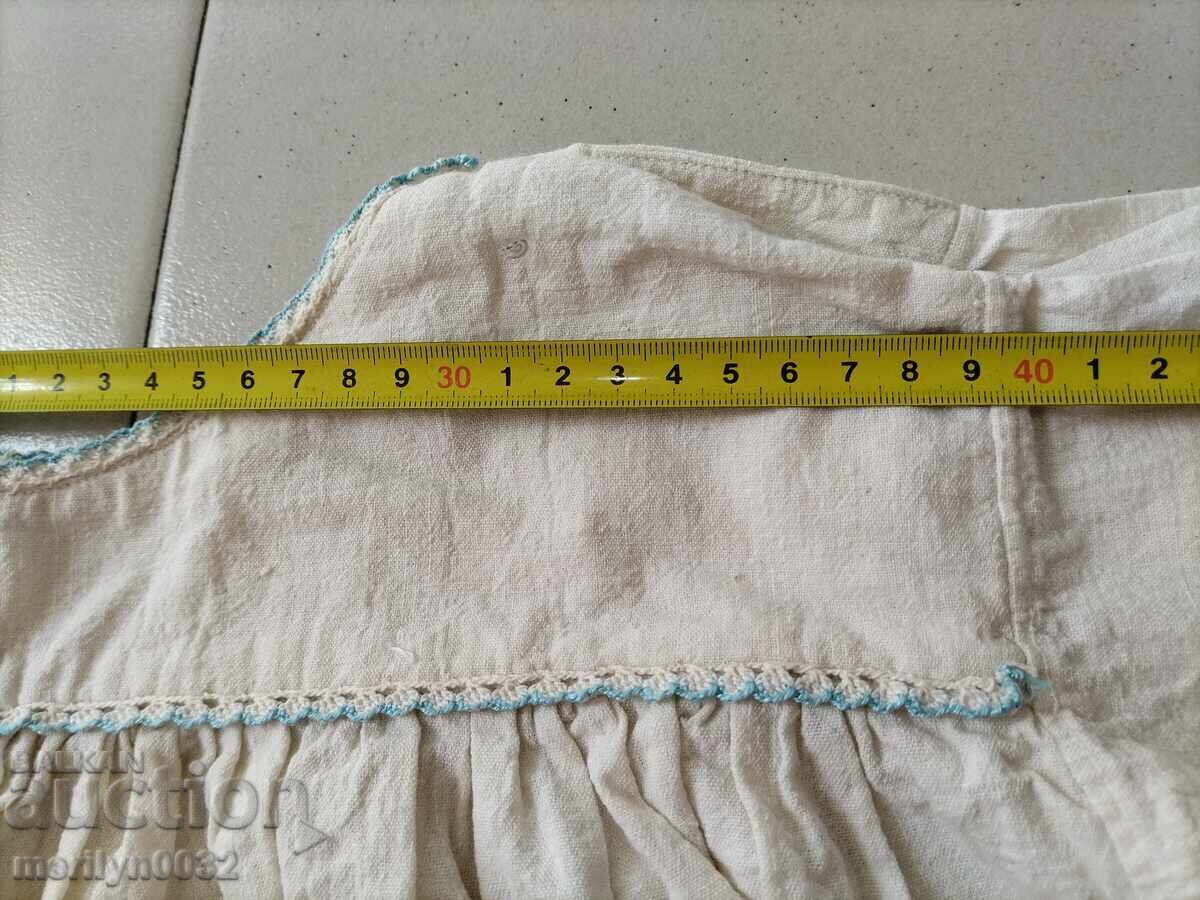 Παλιά γυναικεία πουκαμίσα με χειροποίητη κεντημένη φούστα παραδοσιακής φορεσιάς - 6