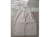 Cămașă veche de femeie cu broderie manuală, ie, costum popular, suknă