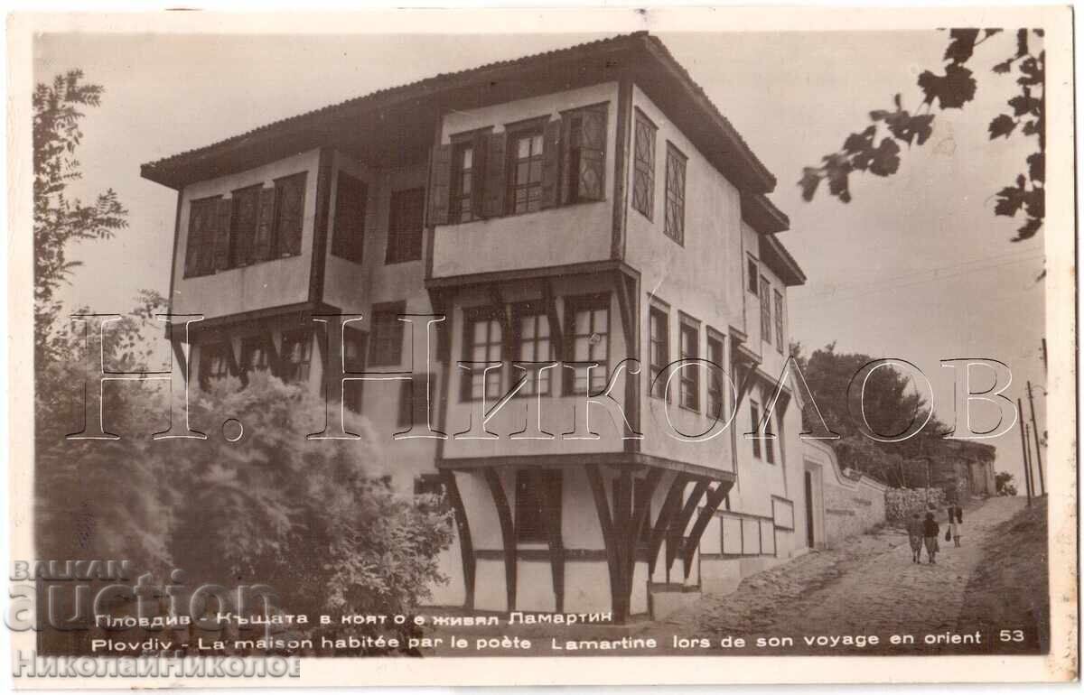 VECHE CĂRȚICĂ PLOVDIV CASA LAMARTIN D970