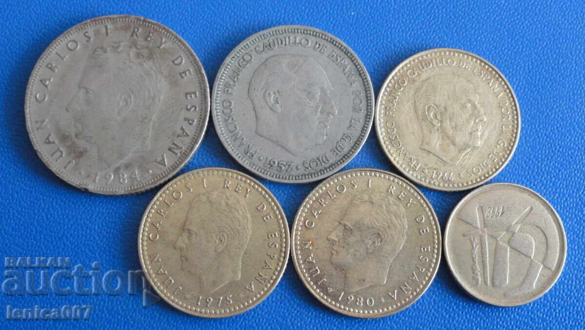 Spania - Monede (6 bucăți) - 6